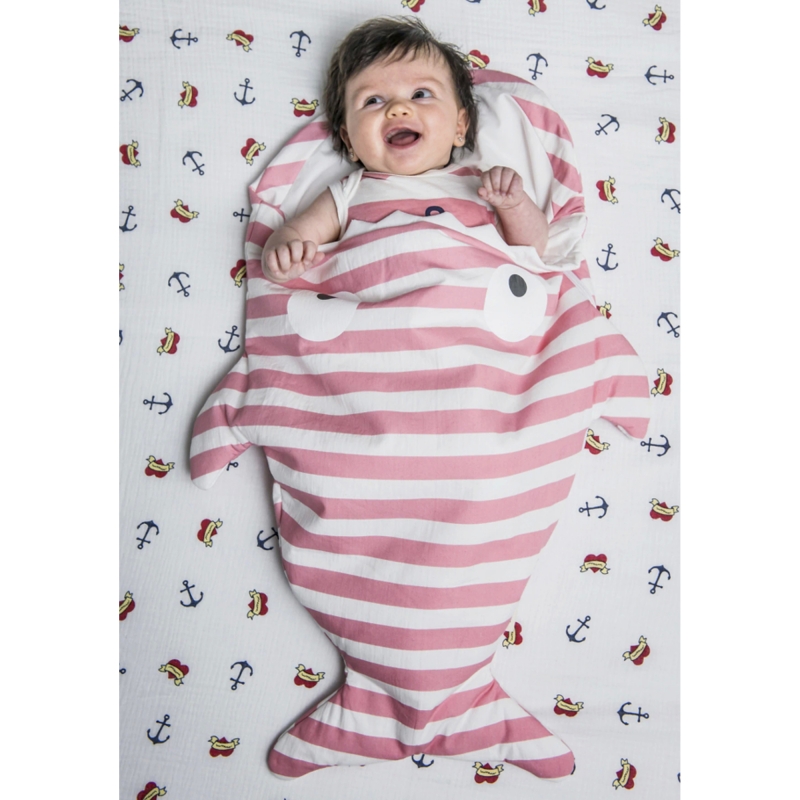Newborns Sleeping Bag / Pink stripes