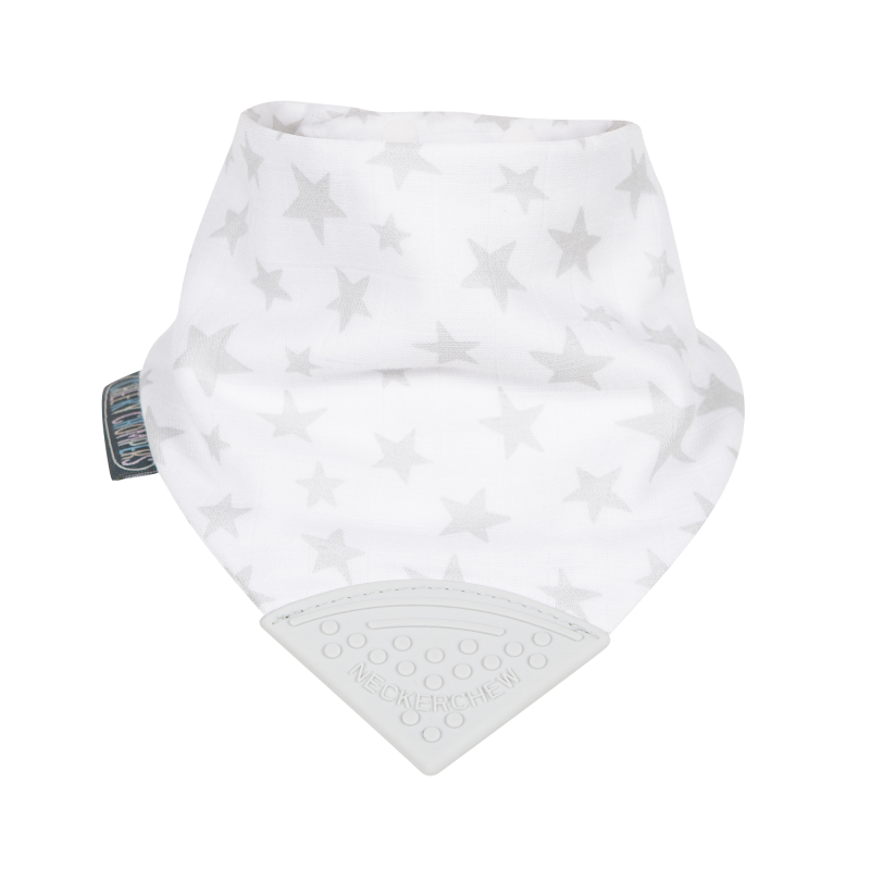 Muslin Neckerchew Silver Stars