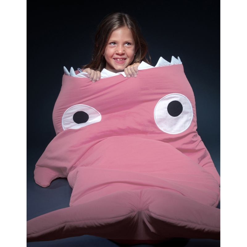 Pink Kids Sleeping Bag / Flies Lining