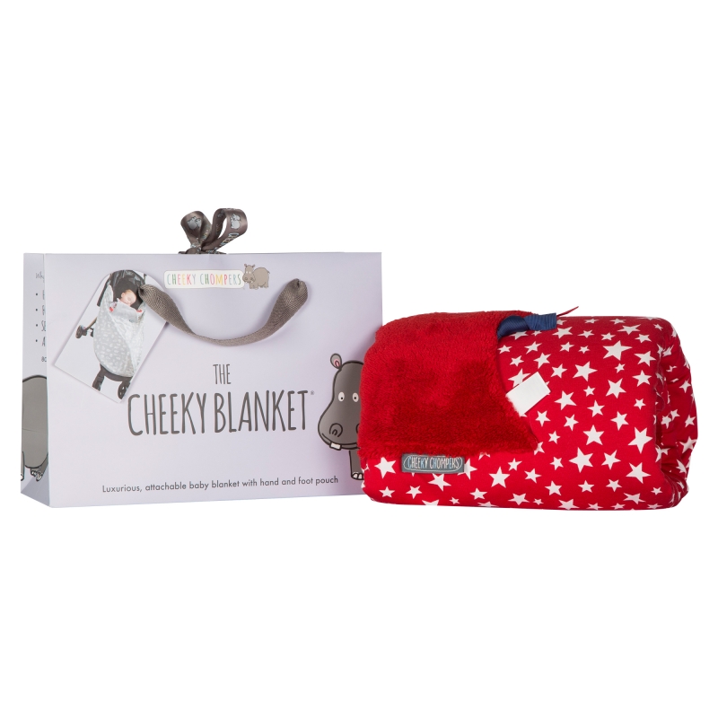 Cheeky Blanket Red Stars