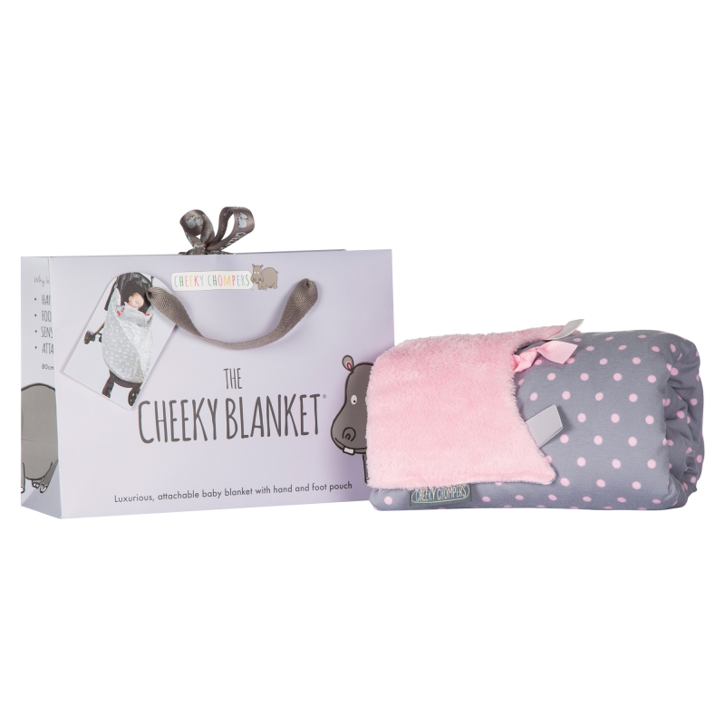 Cheeky Blanket Polka Dot Pink