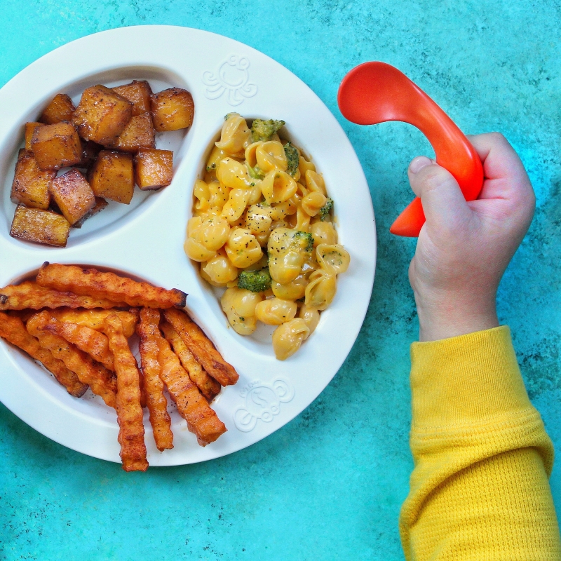 Right-Hand Toddler Spoons-Single Pack (Carrot)