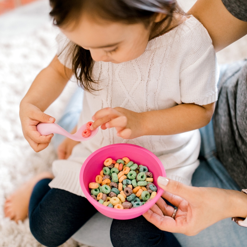 Right-Hand Toddler Spoons-Single Pack (Grapefruit)