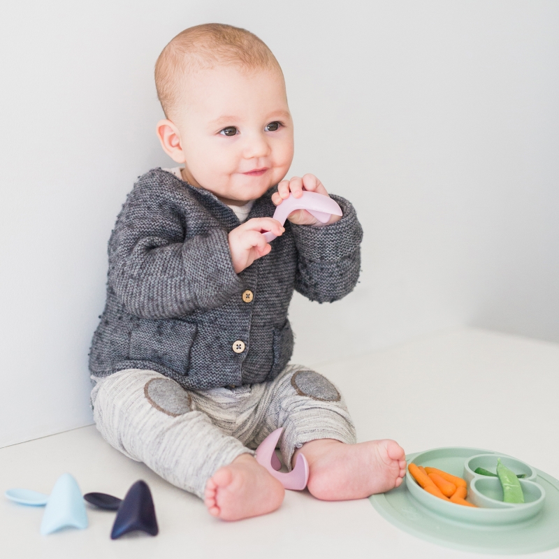 Left-Hand Toddler Spoons-Single Pack (Grapefruit)