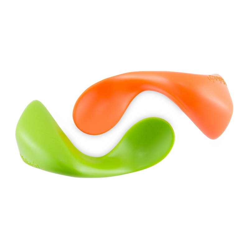 Right-Hand Toddler Spoons-Double Pack (Peas+Carrot)