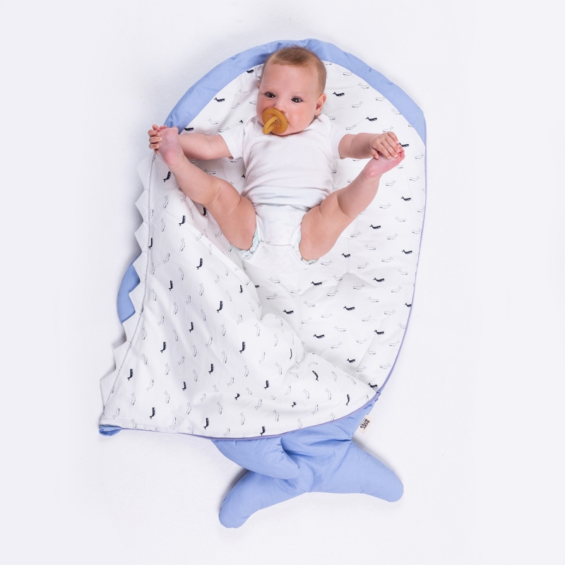 Blue Sky Sleeping Bag / Whale Lining